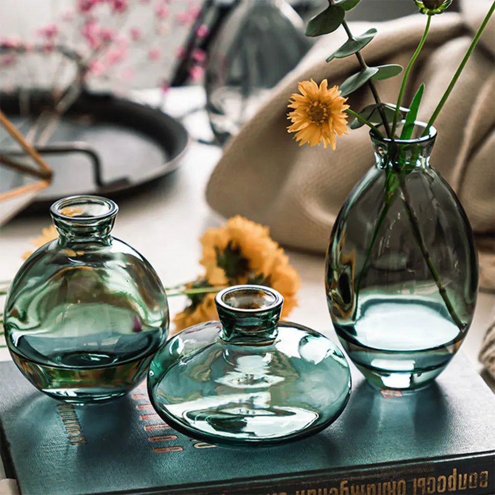 Crystal Bloom Mini Vase Set