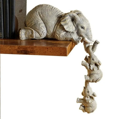 Cute Elephant Family Display