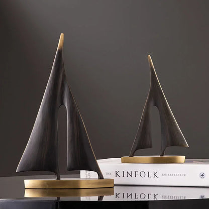 Infinite Horizon Sailboat Decor Set