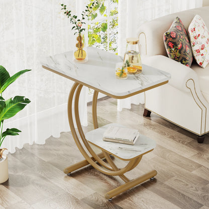 Marble Grace Side Table